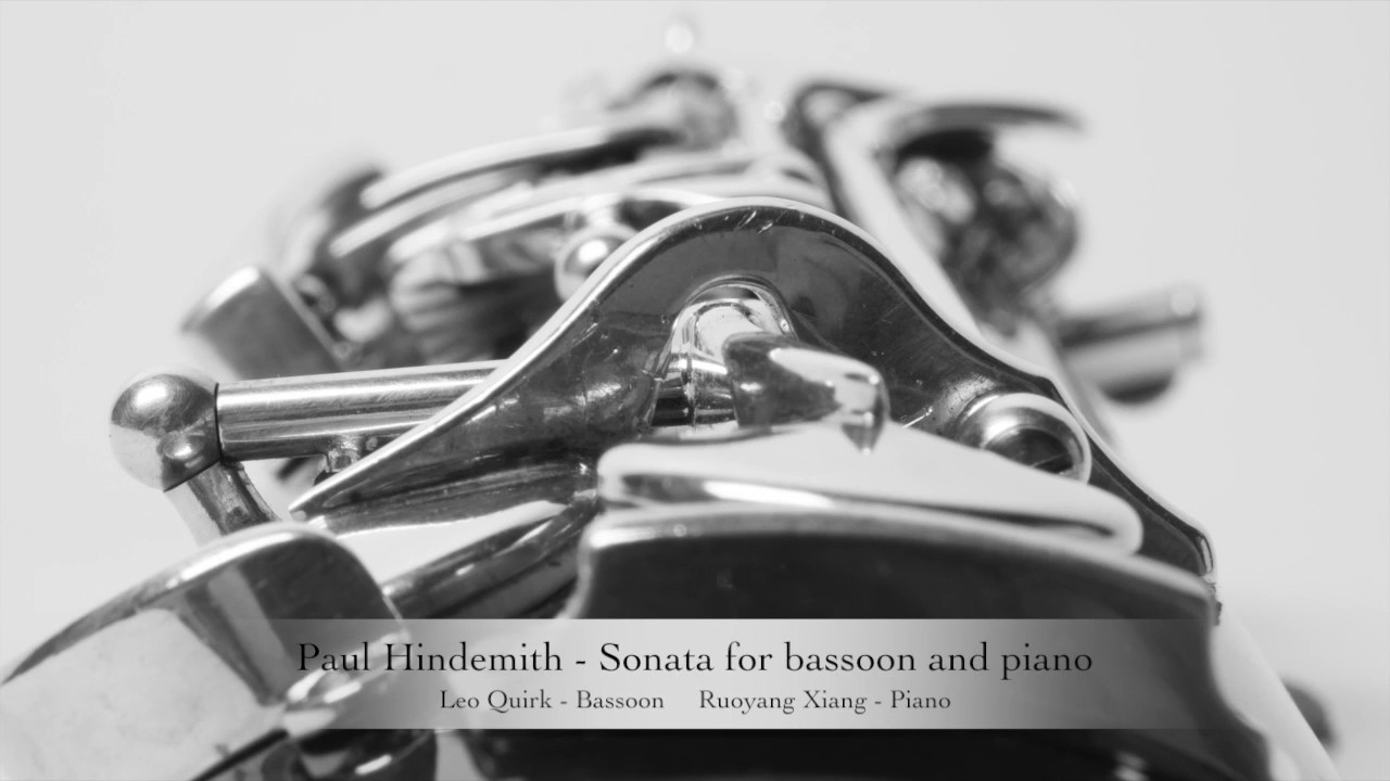 Paul Hindemith Sonata for Bassoon and Piano YouTube