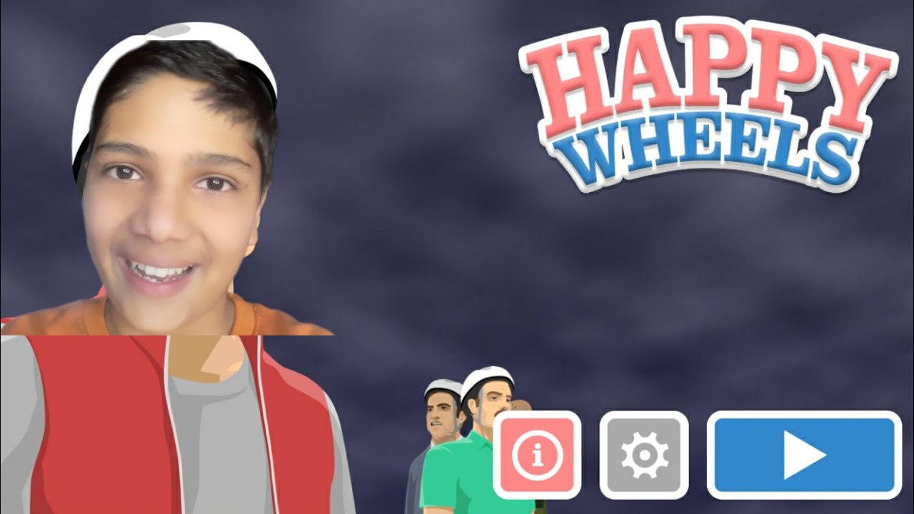 happy wheels ka Khatarnak Game play with Hardik..🤐🤐 YouTube