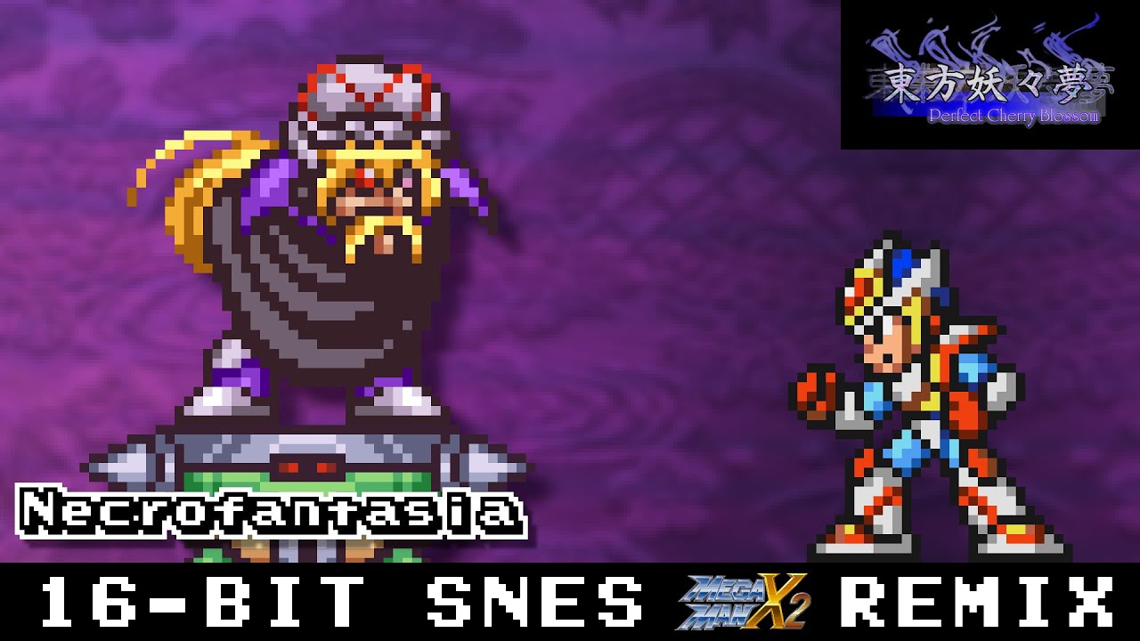 [16-Bit;SNES]Necrofantasia - Touhou 7【MMX2 Style, AddmusicK】