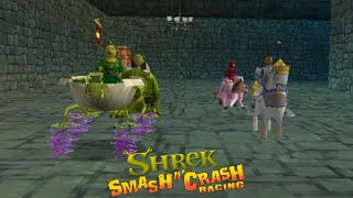 Shrek Smash n' Crash Racing (DS) Gameplay Walkthrough [Part 2] Tournament Longplay