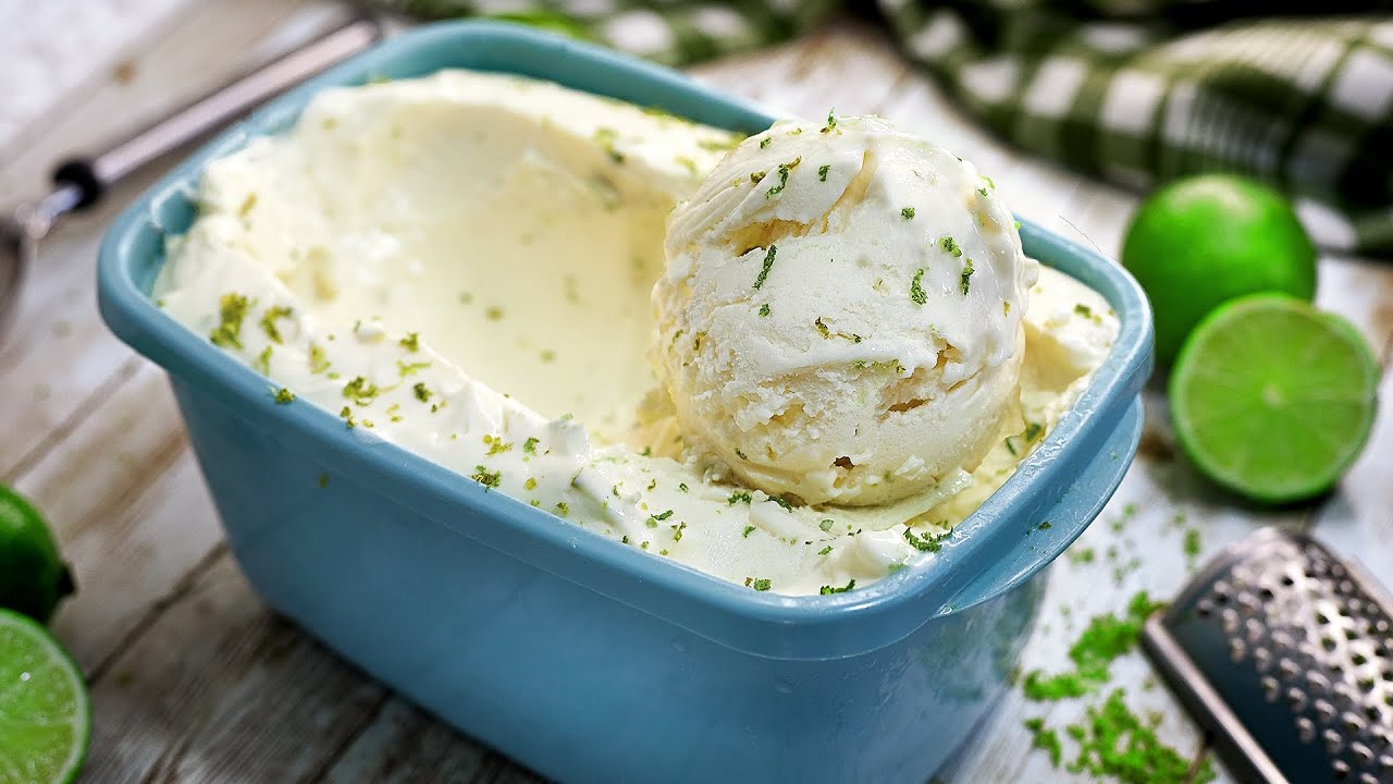 FAÇA UM SORVETE CASEIRO DE LIMÃO, FEITO A MÃO E COM SOMENTE 3 INGREDIENTES