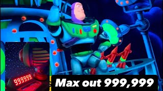 Get high score! Buzz Lightyear Space ranger Spin at Disney World Magic Kingdom #didneytips #wdw