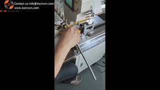 Flag Label Marking Machine for Bathroom Stainless Braided Flex Hose ZCUT-430 - Suzhou Crown