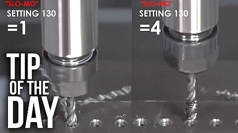 Faster Tapping with Setting 130 – CNC Milling Haas Automation Tip of the Day