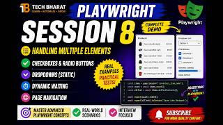 Handling Multiple Elements, Checkboxes, Dropdowns & Dynamic Waiting | Interview Focused | Session 8