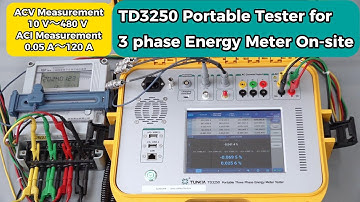 How to Test Three-phase Energy Meter On-site?