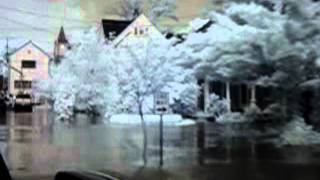 Delaware River Flood, 6-29-06-Infrared 5, Riegelsville, PA