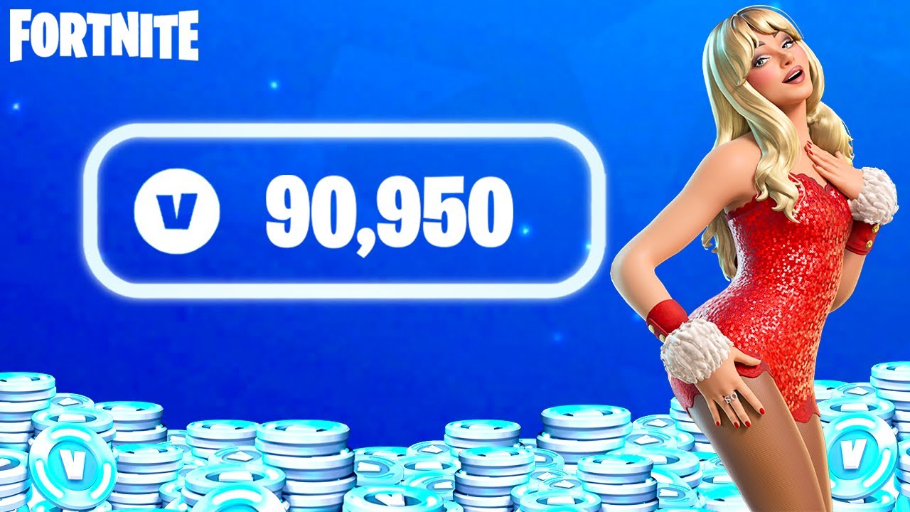 Spending 90,000+ V-Bucks in Fortnite! (Christmas Spending Spree!)