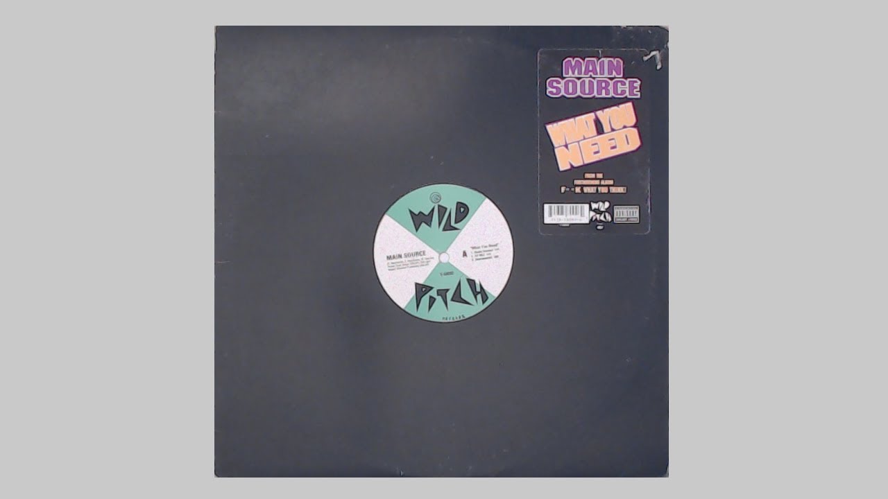Main Source - What You Need (LP Mix) - 1993 Wild Pitch - Mikey D