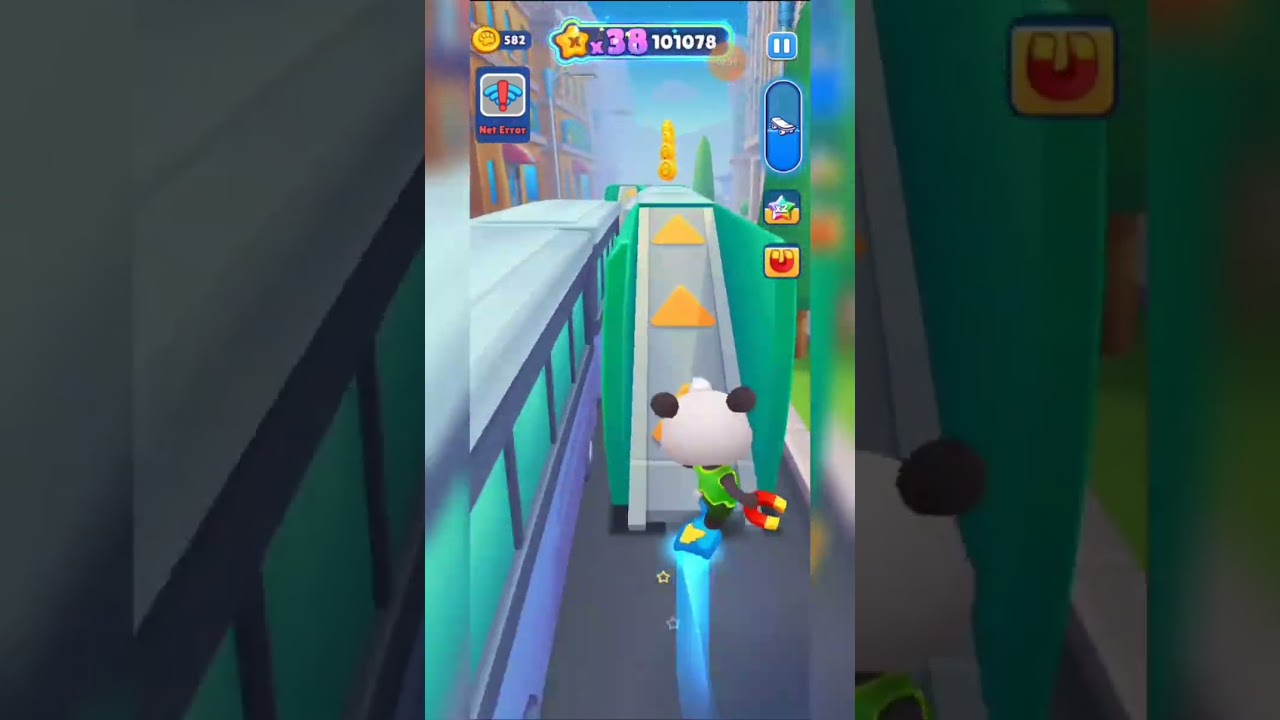 A new high score from running pet