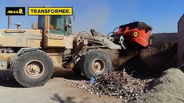 ALLU Transformer bucket Rental video