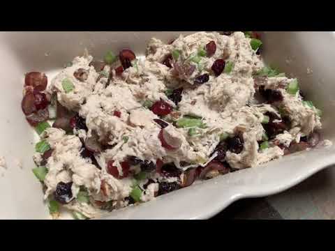 Video: Ensalada De Pollo Con Uvas, Alcaparras Y Nueces