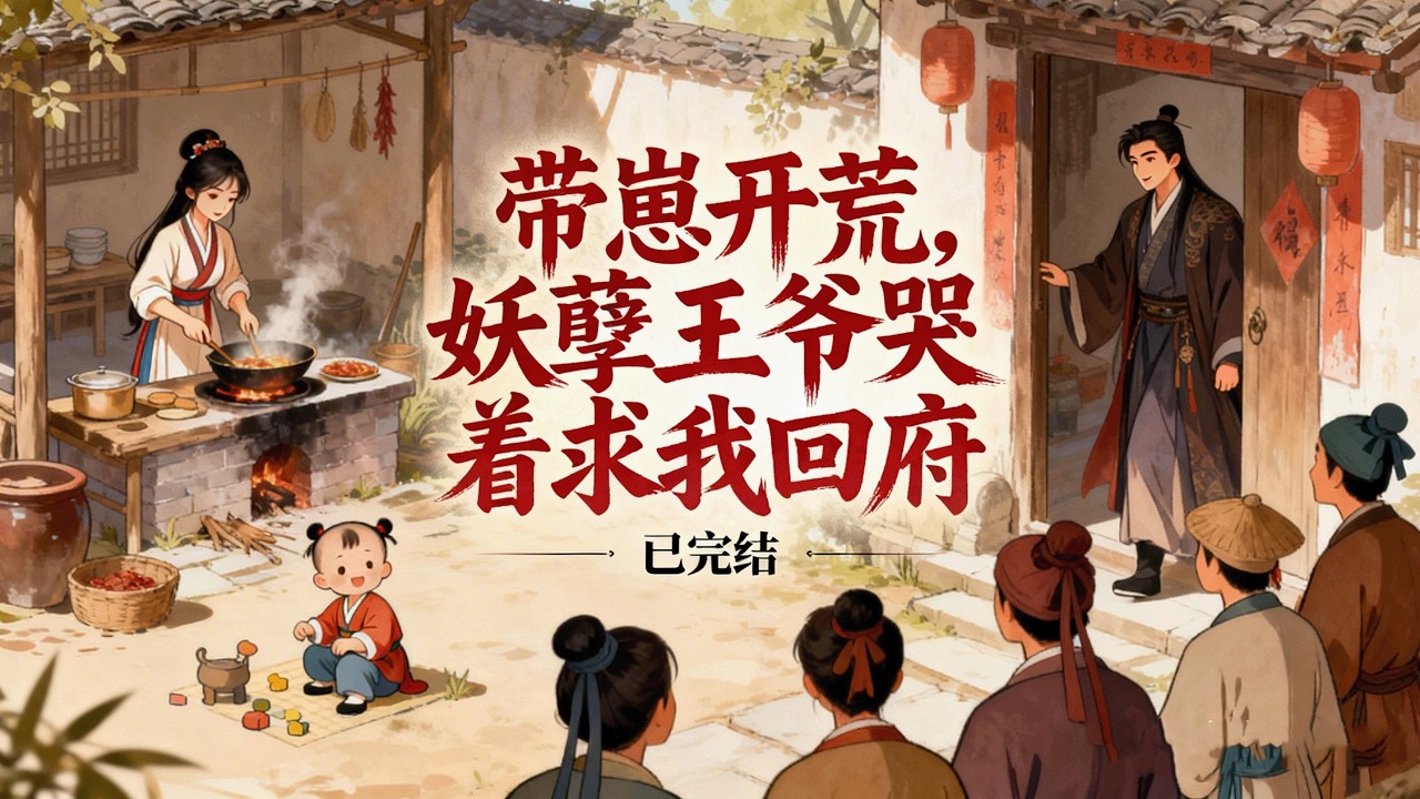 完结《带崽开荒，妖孽王爷哭着求我回府》1-513苏卿颜穿成瘸子被亲娘送给瞎子，拒婚后断亲开荒种田，致富后重逢，却发现那瞎子不仅复明还对她紧盯不放。#女頻 #古言 #完結 #橘子不酸