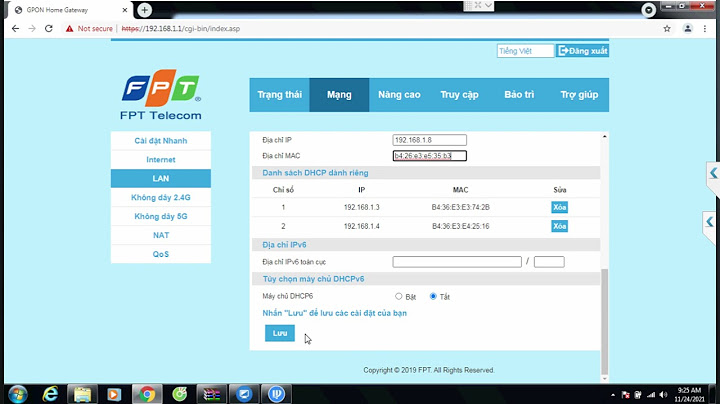 Hướng dẫn doi ipv tren modem fpt
