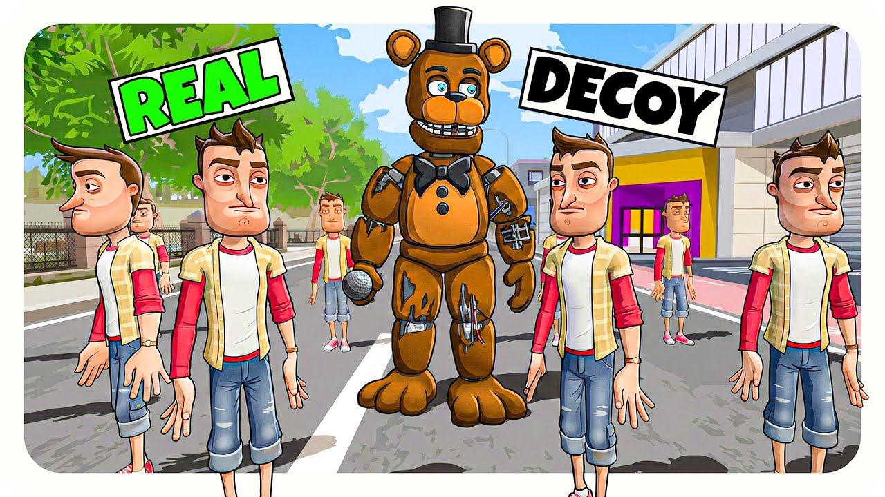 Using DECOYS to Hide from FNAF! | GARRY'S MOD