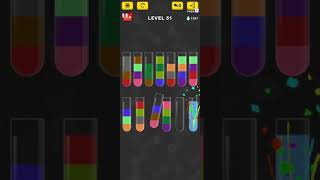 water sort color puzzle level 51 screenshot 1