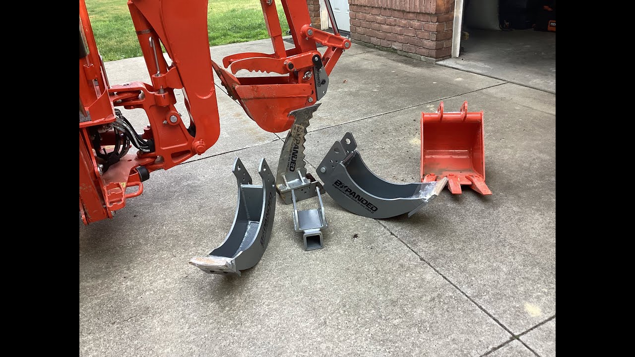 BX23s BXpanded Backhoe QuickOn YouTube