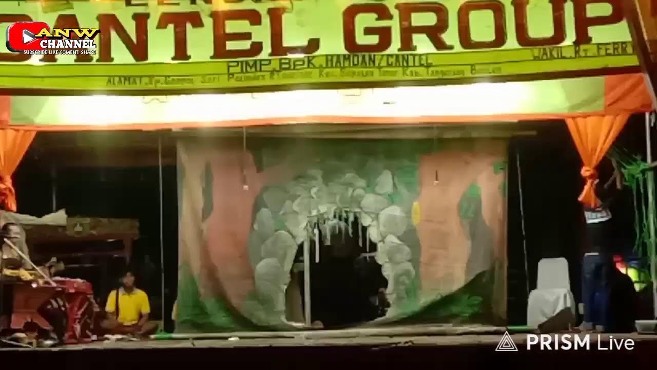 LENONG CANTEL  GROUP PIMP BPK HAMDAN / CANTEL ( JUDUL CERITA MENCARI HATI KIJANG MANJANGAN )