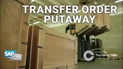 SAP mobile app: Transfer Order Putaway