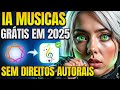 "IA de Criação de Músicas Profissionais SEM DIREITOS AUTORAIS e ILIMITADA | Gratuito e Incrível!"