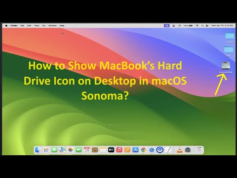 How to Show MacBook’s Hard Drive Icon on Desktop in macOS Sonoma?