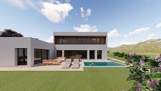 Maison au design moderne de 140m² avec piscine à Biviers par GAÏA RÉALISATION