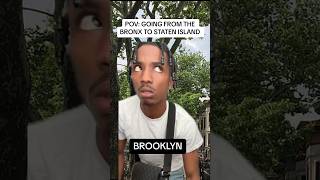 FLIGHT FROM THE BRONX TO STATEN ISLAND IS CRAZY 🤣🤣😂 #nyc #funnyshorts #relatable
