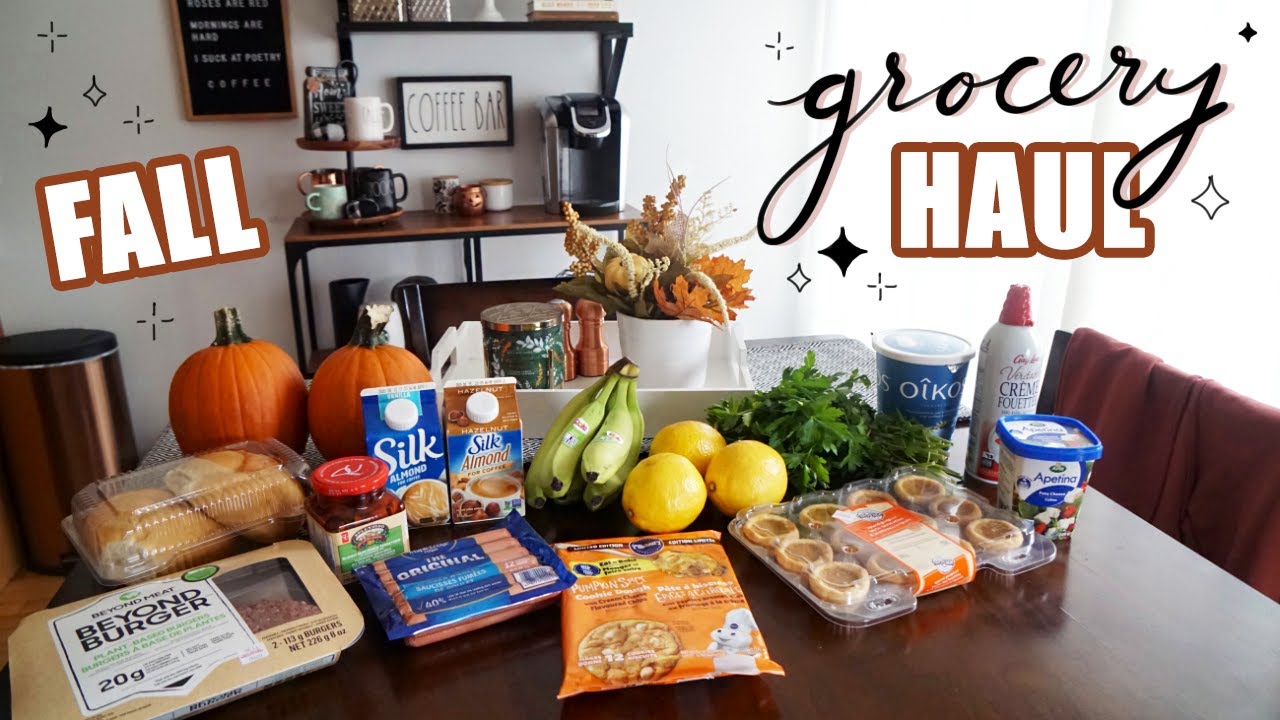 Fall Grocery Haul! VLOGTOBER DAY 3 YouTube