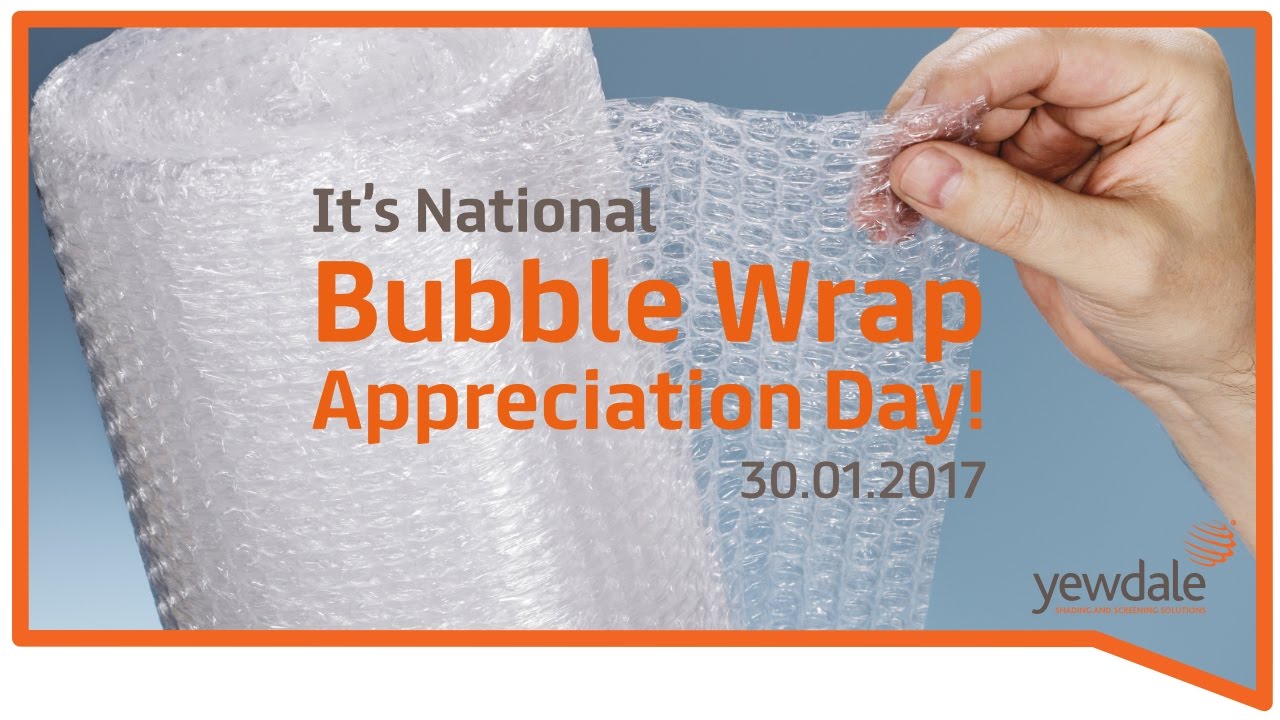 National Bubble Wrap Day YouTube