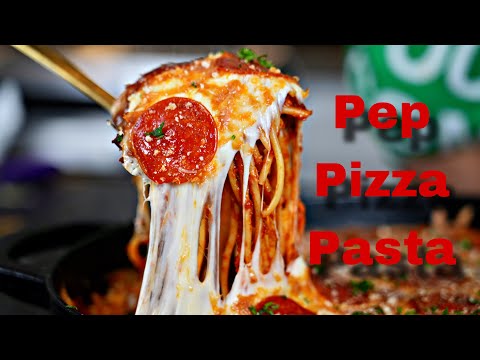 Pepperoni Pizza Pasta! Best of Both Worlds Combined!
