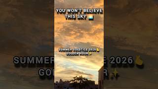 My Window is a Portal to Pure Magic 🪄 Summer Solstice 2026 Golden Hour India 🇮🇳