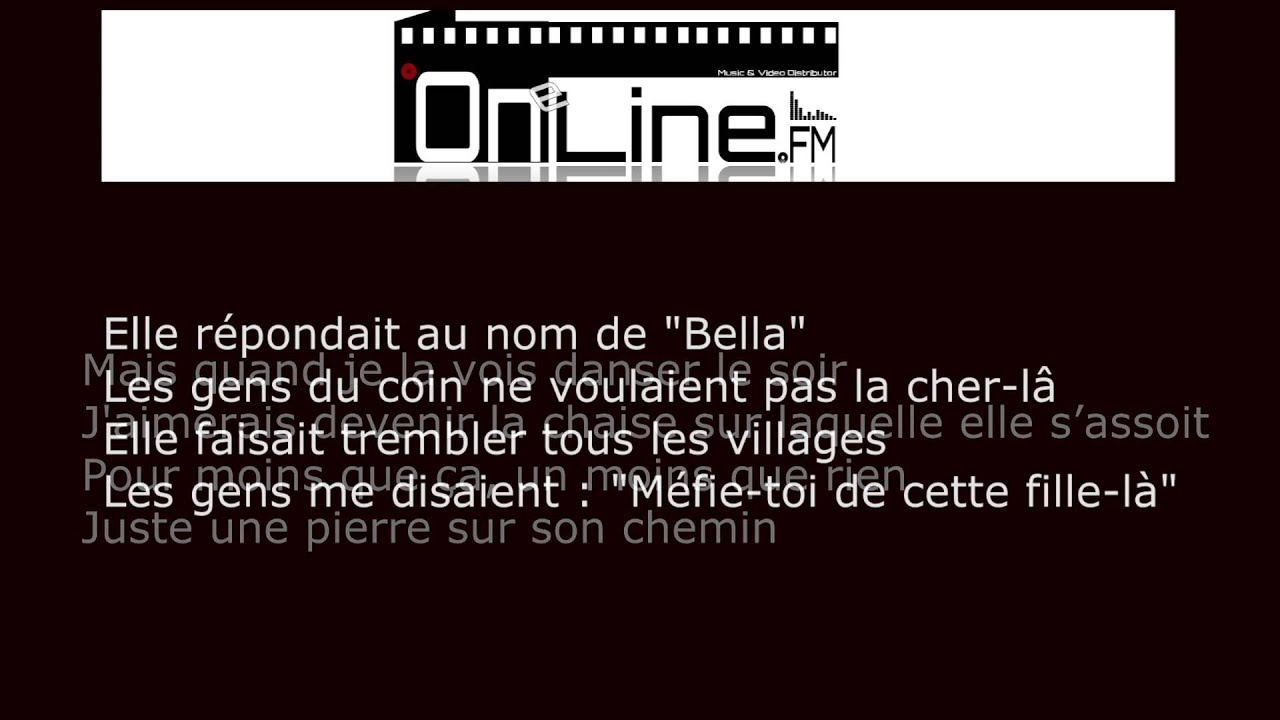 Maitre Gims Bella HD Officiel Paroles Lyrics Video HD ] - YouTube