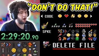 How to Delete your SaveFile in a Run...  |  Fails In Speedrunning #147