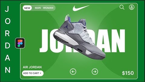 Figma nike landing page tutorial