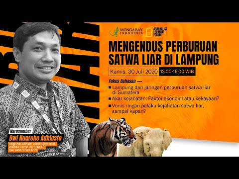 Webinar: Mengendus Perburuan Satwa Liar di Lampung