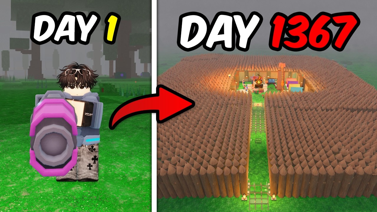 Building the SAFEST BEST BASE in 99 Nights in the forest (Roblox Full Gameplay)