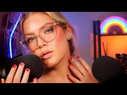 ASMR Ear-to-Ear Up Close Whispers You Can Feel | Mic Sensitivity as High as my Heart Sensitivity