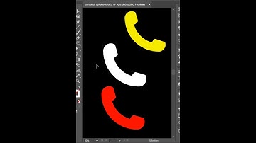 Easy way to make Phone icon in adobe illustrator #shorts #icon #illustrator #tutorial