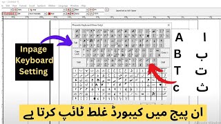 How To Change Layout Setting In Inpage Urdu Tutorial Change Keyboard In Inpage