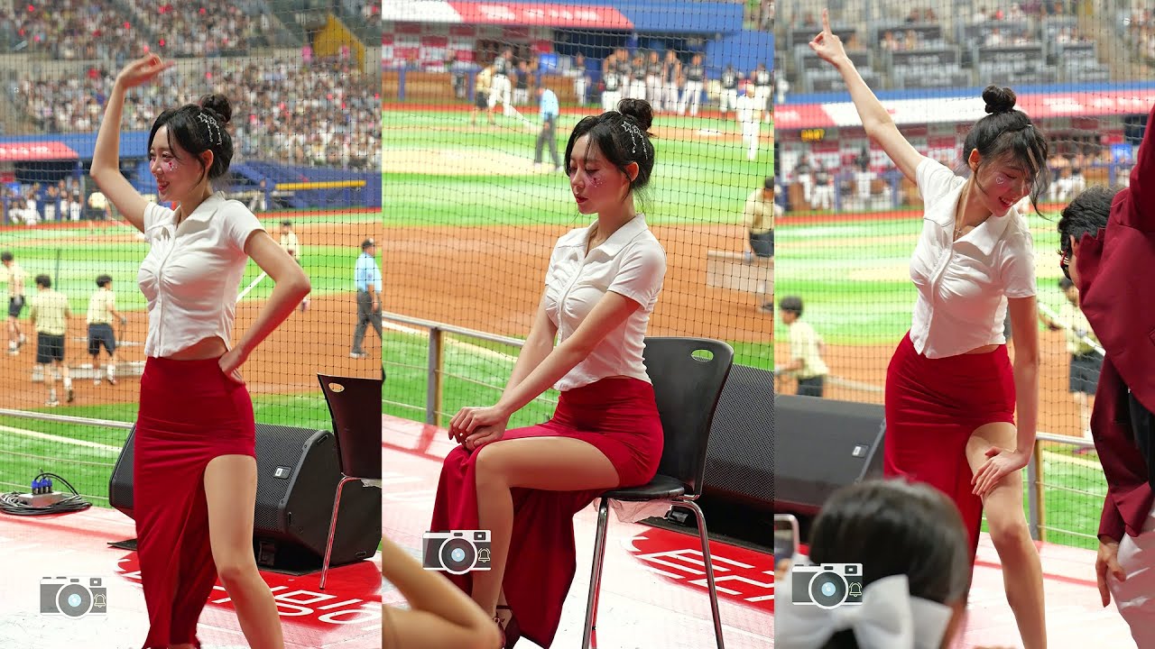 히어로즈의 숨은 보배 | 키움히어로즈 치어리더 정차연 치어리더 손담비 미쳤어&토요일밤에 | CheerLeader FanCAM 4K 60fps | 250817