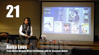 21 Anita Loos From When Women Wrote Hollywood With Dr. Rosanne Welch