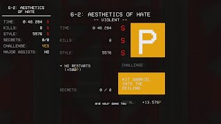 ULTRAKILL - 6-2 (Aesthetics of Hate) - P% in 0:46.284