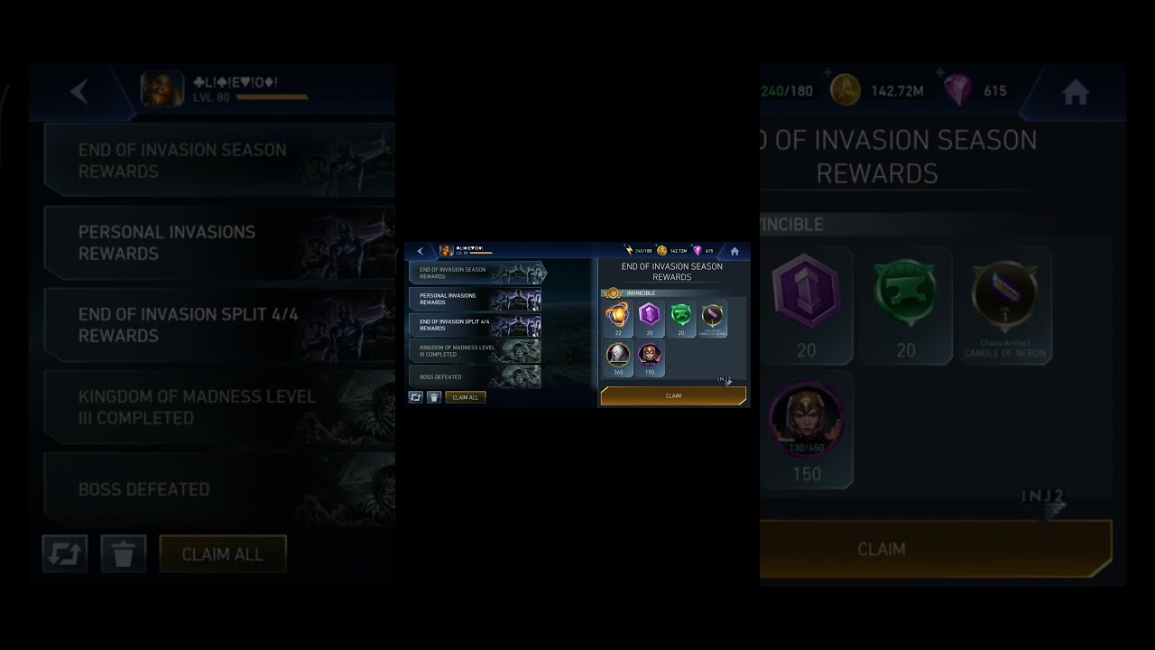 Injustice 2 Mobile League invasion Rewards S16 