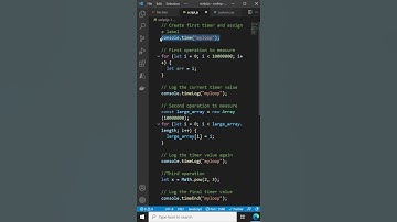 console.timeLog() for performance - JavaScript Tutorial for Beginners