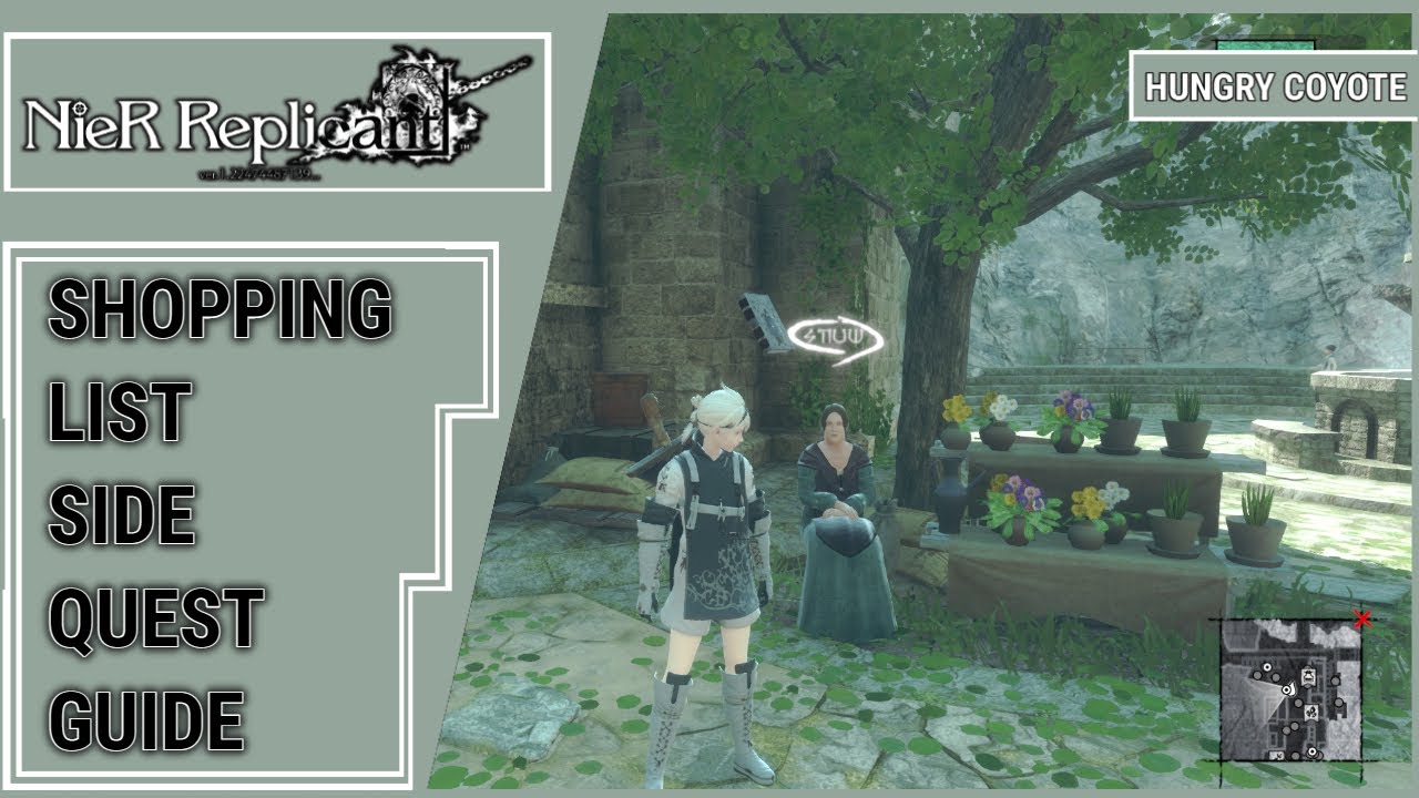 Nier Replicant Shopping List Side Quest Guide (Tulip Bulb Location