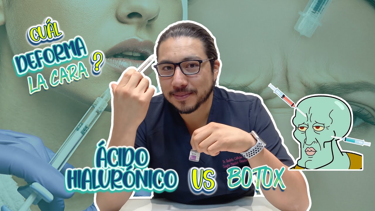 Botox vs Ácido Hialurónico - Diferencias, beneficios... y más