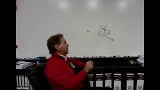 Nick Saban on how to defend the bunch formation! 