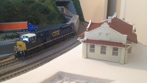 N Scale How To: Building the Station Scene Pt. 1