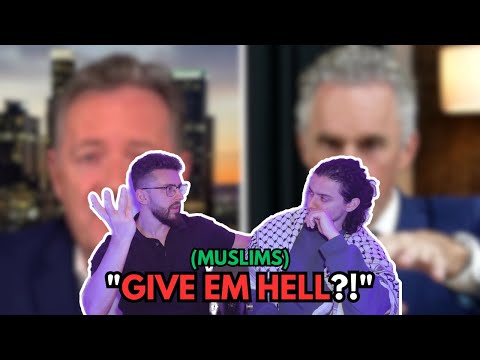 MUSLIMS REACT to Piers Morgan vs Jordan Peterson on Israel Hamas War (Part 1)