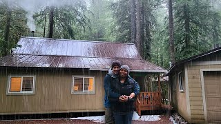 Rainy Day at My Cabin in the Woods with Julia